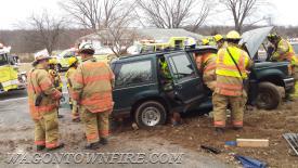 Entrapment assist Rt. 82 - Wallace Twp. - March 2015
